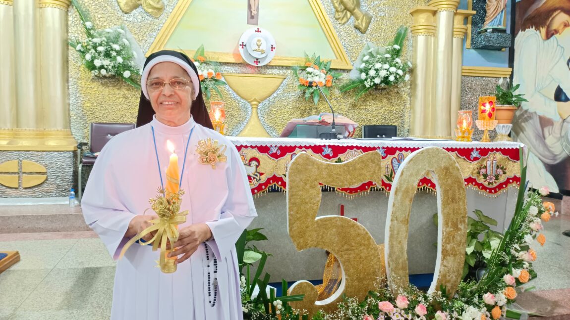 Golden Jubilee Celebration of Sr. Mercy Poonaramattom